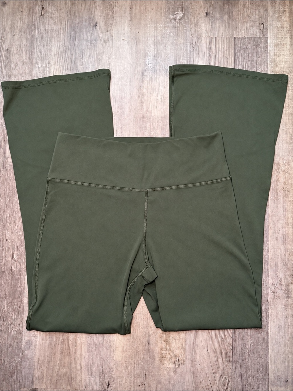 Avia Olive Green Flare Leggings